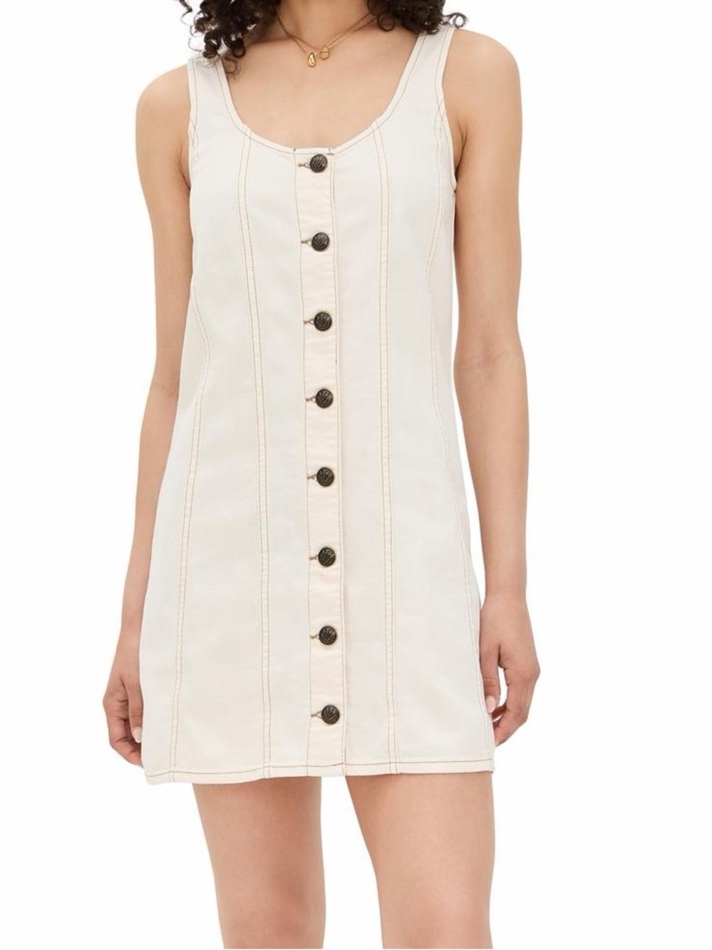 Rag & Bone Featherweight Laney Cream Sleeveless Mini Dress Women’s Size 0